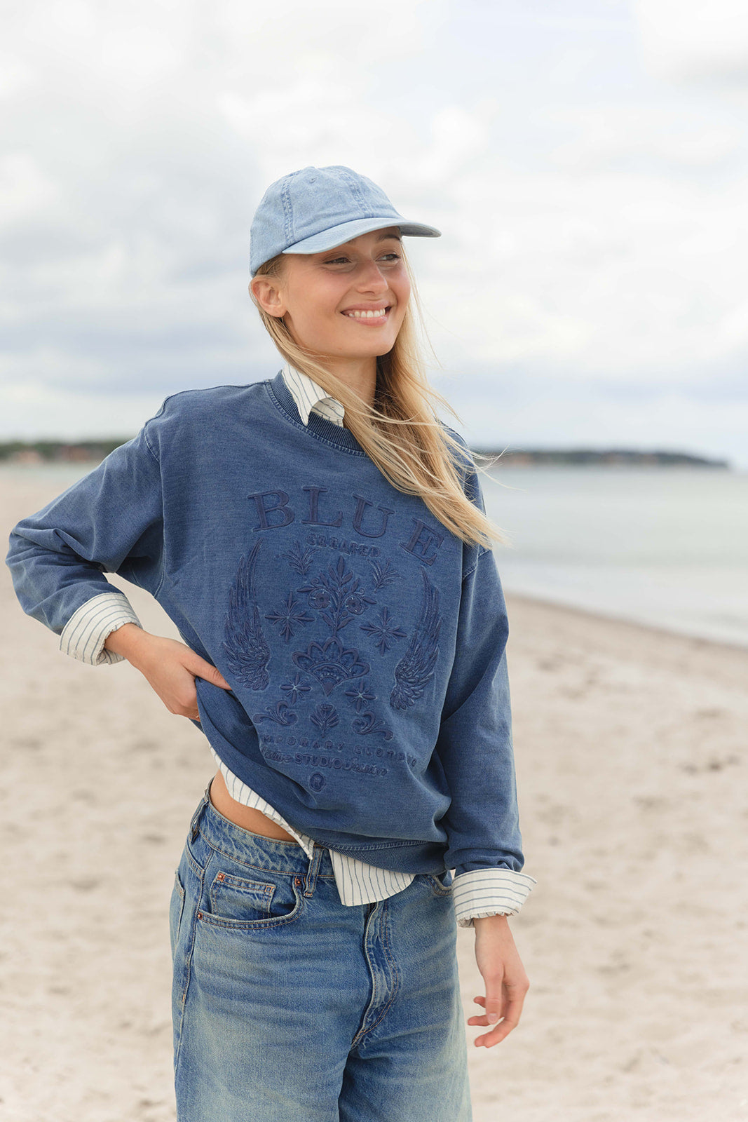 Gunilla Denim Sweat - Dark Denim