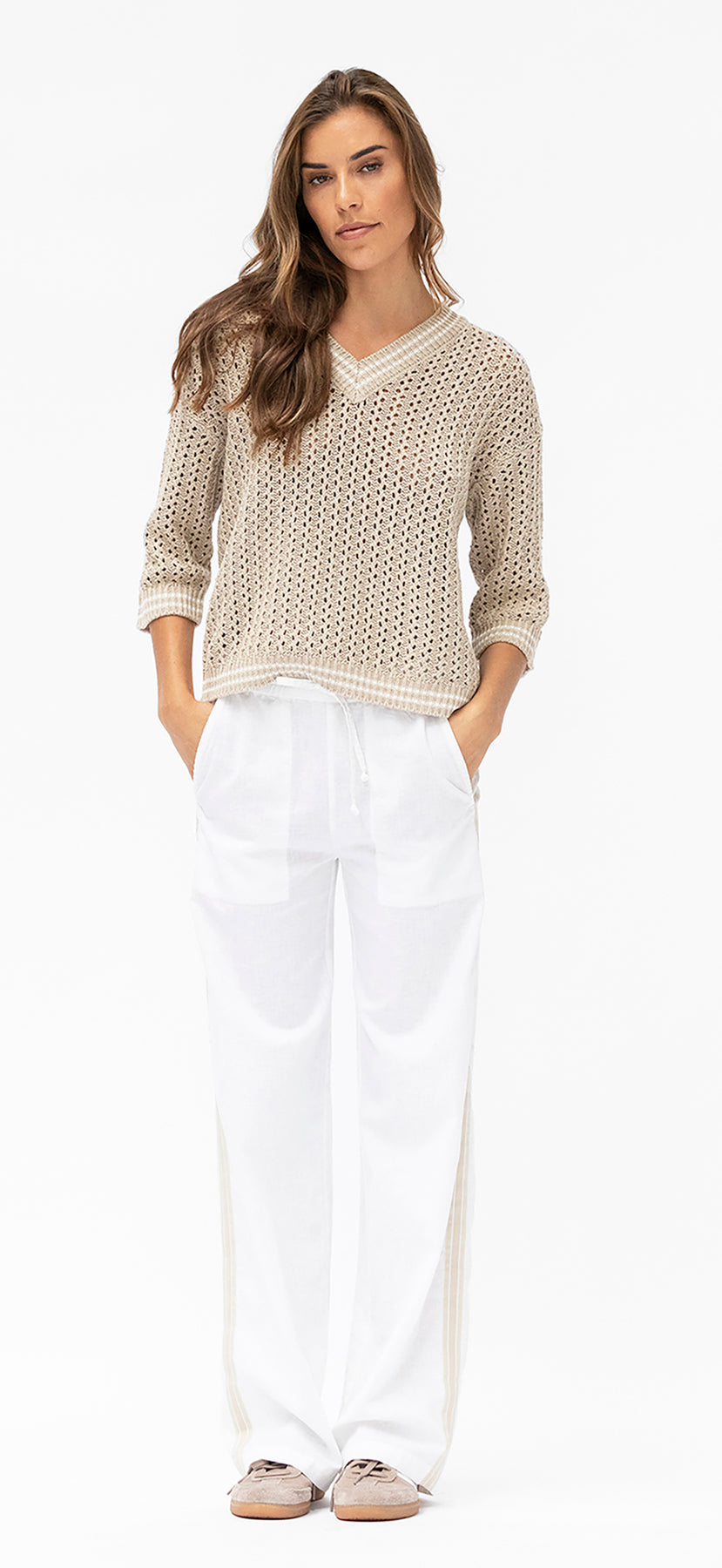 Annemarie Trousers - White