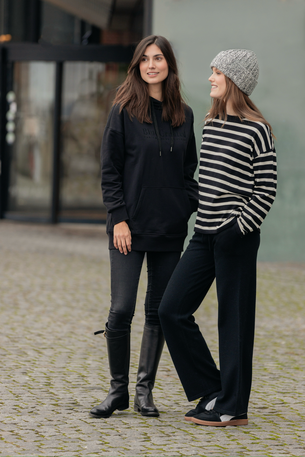 Geske Long Sweat - Black