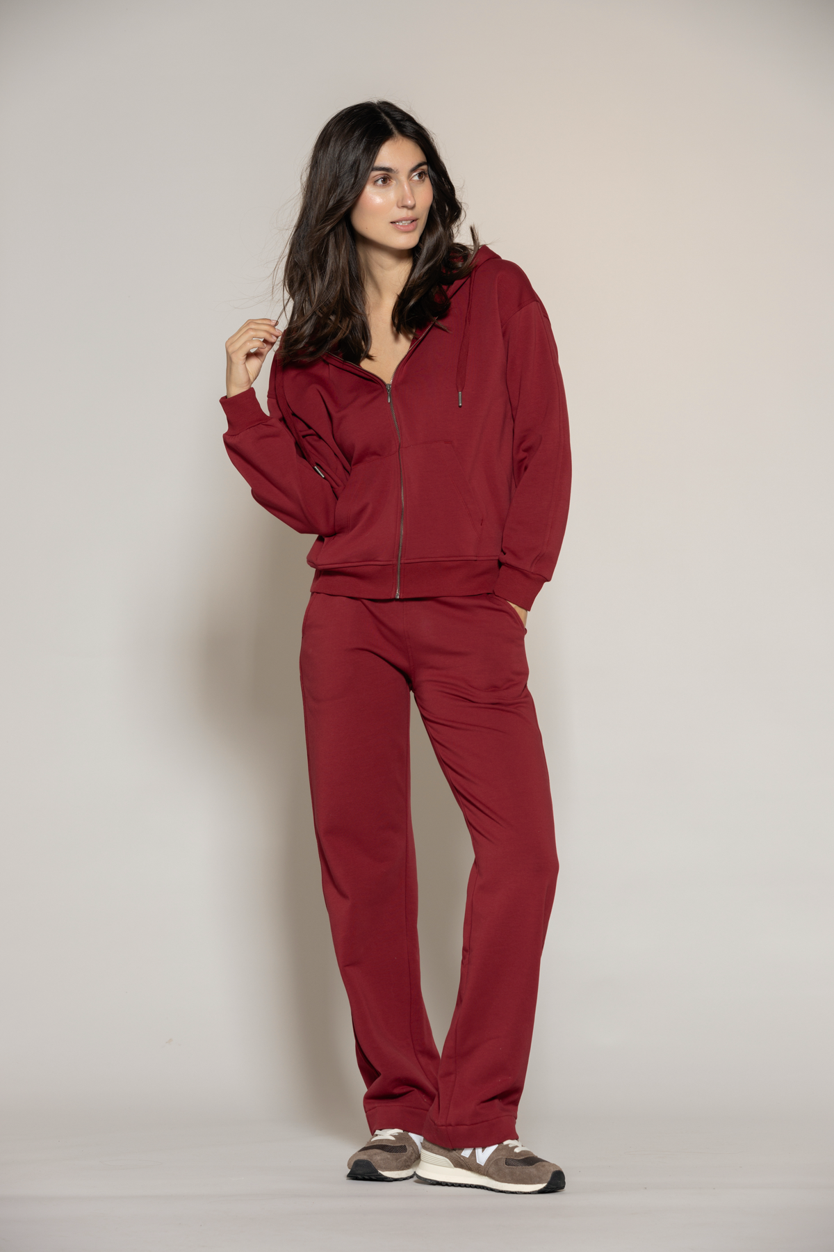 Goa Hood Jacket - Cherry