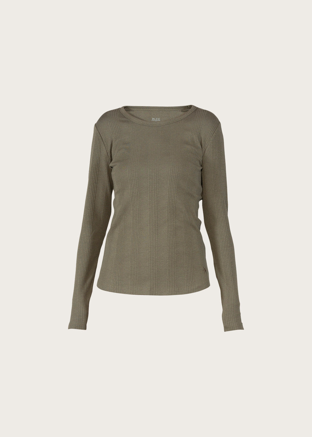 Drude Rib Tee - Dusty Olive
