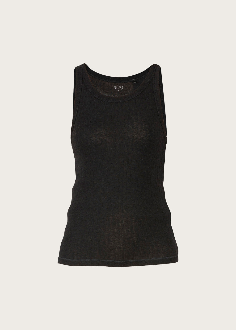 Gudrun Rib Top - Black