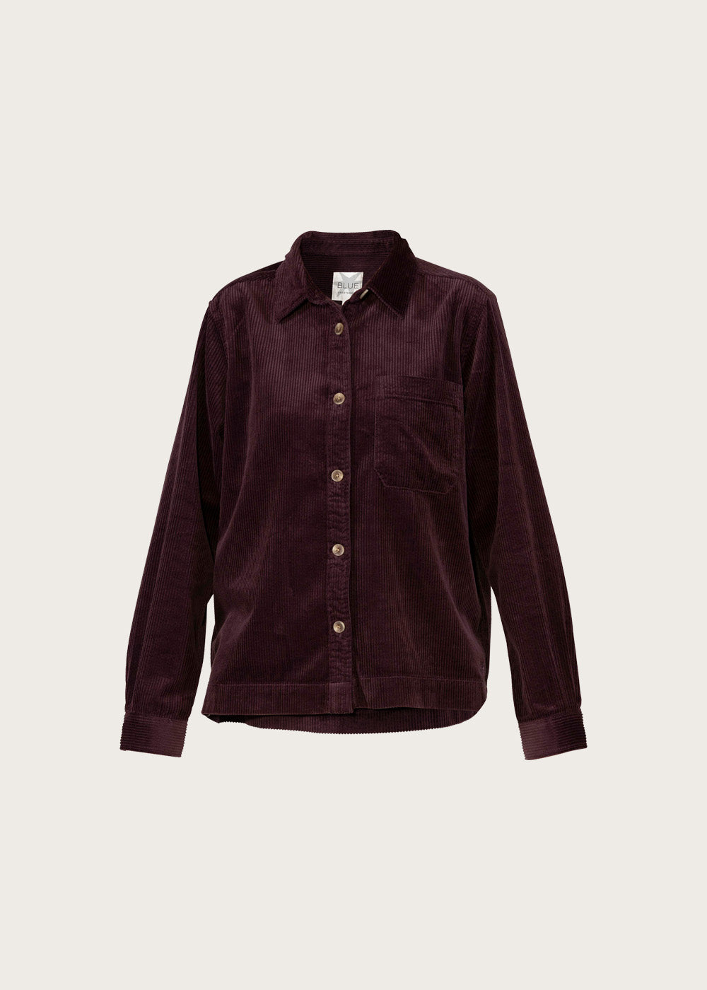 Gas Corduroy Shirt - Aubergine