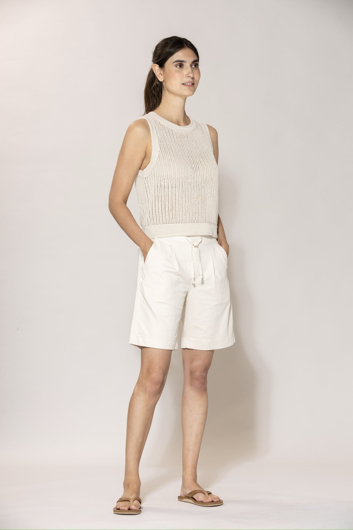Jacobe "city" Bermudas - Cream
