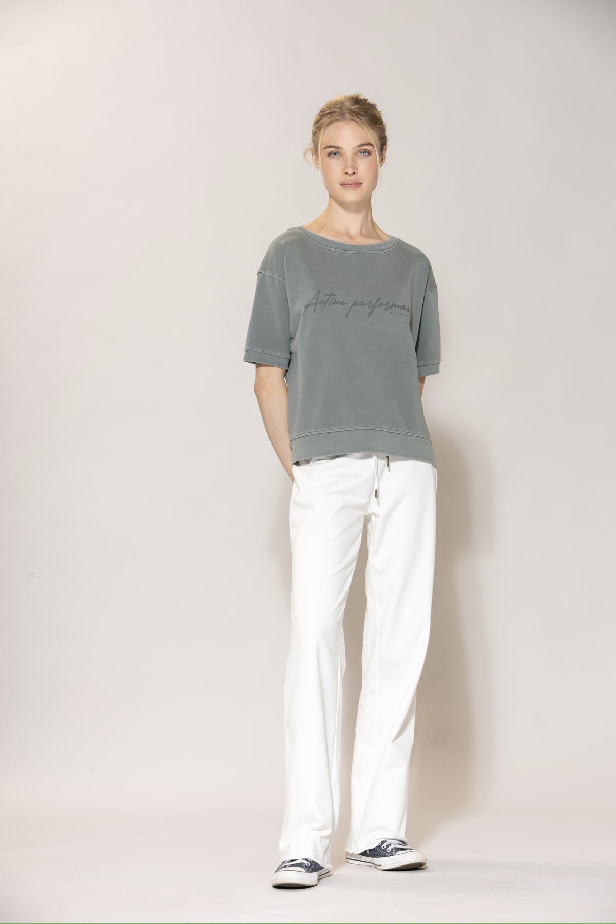 Jade Blouse - Silver Pine