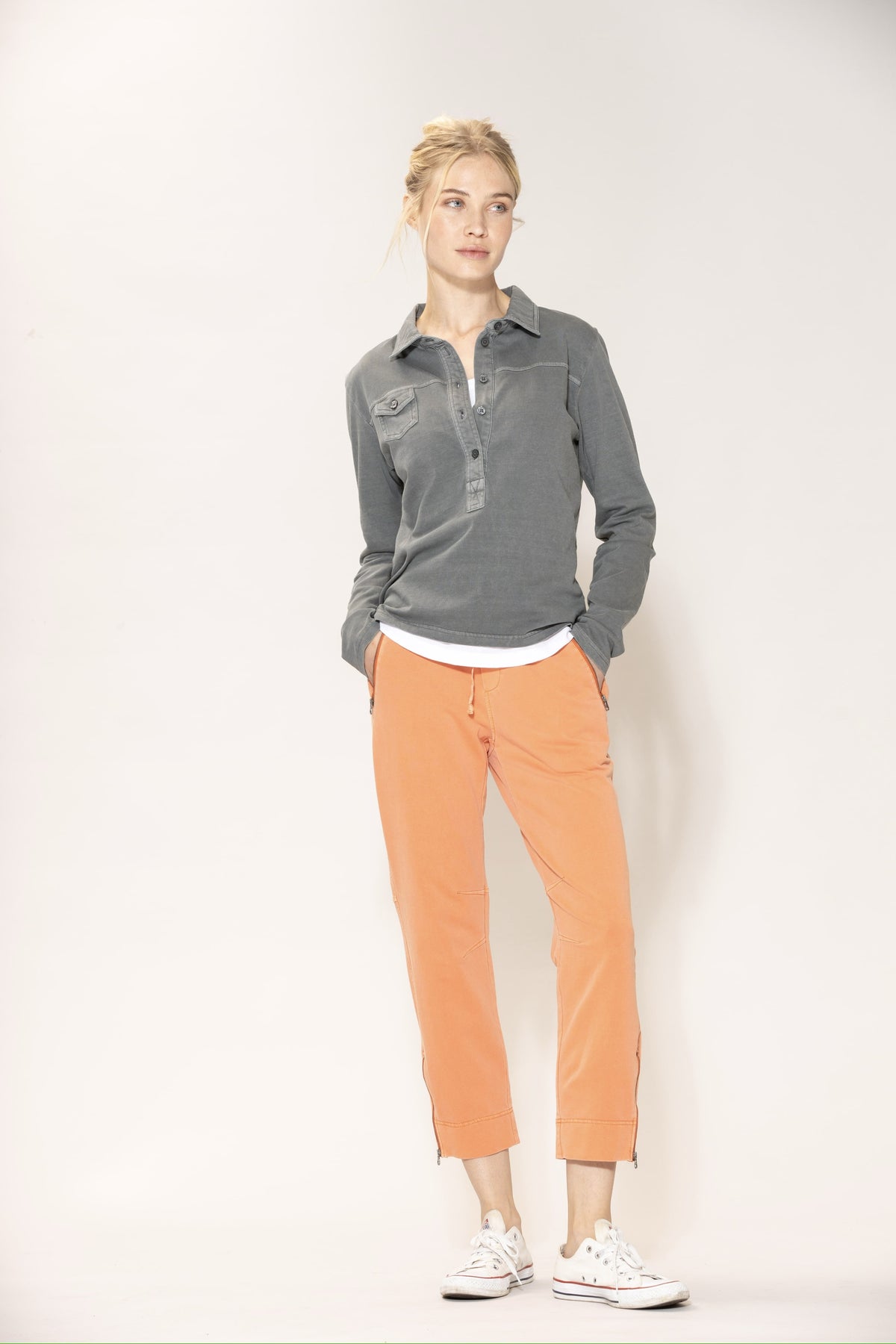 Jade Sweat Pants - Dusty Orange