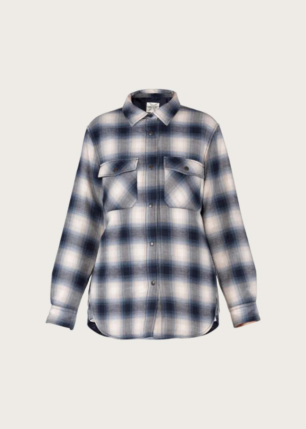 Magda Check Jacket - New Navy