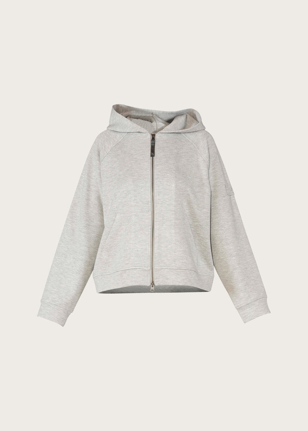 Maja Scuba Hoodie - Grey Melange