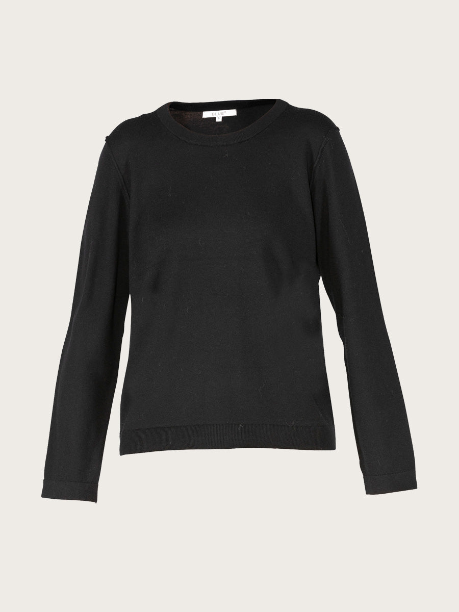 Malika Merino Blouse - Black
