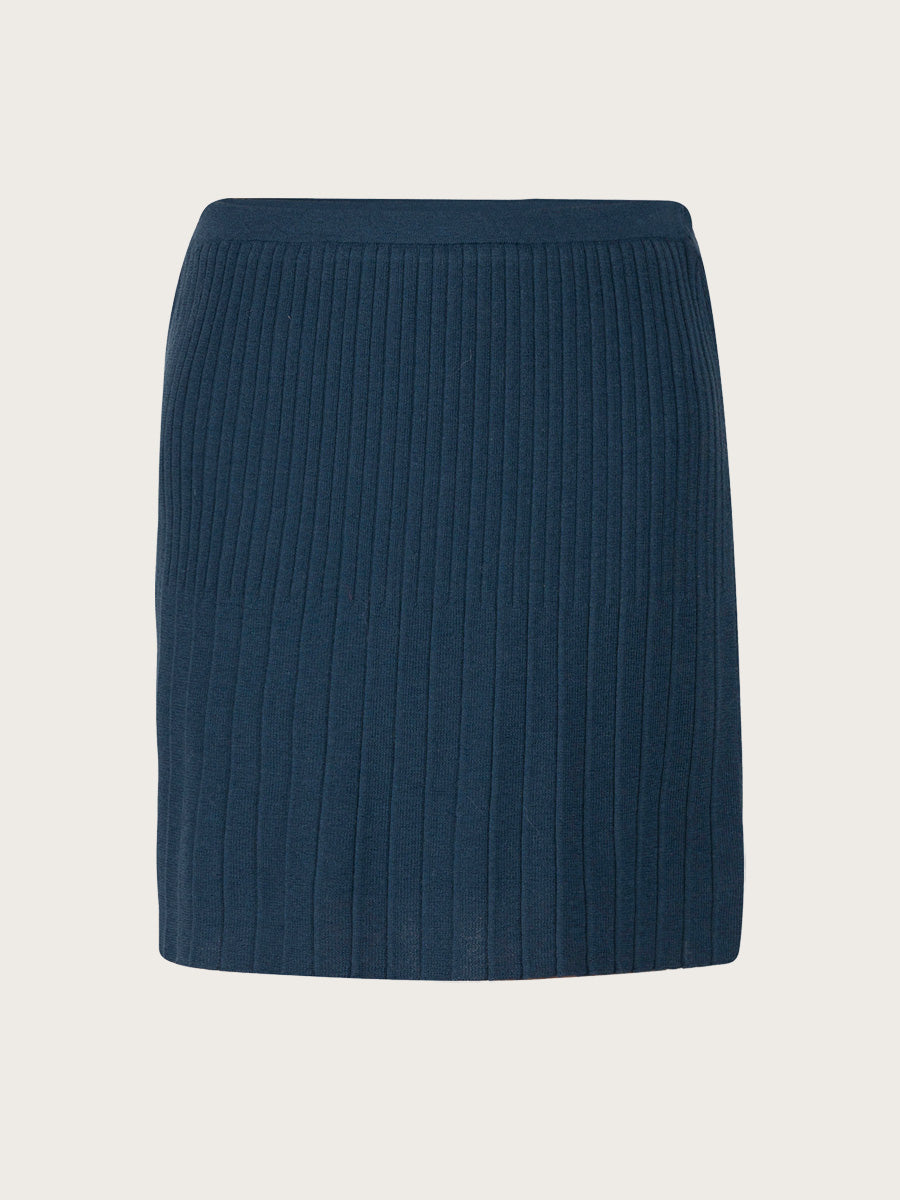 Malou Skirt - Seaport Navy