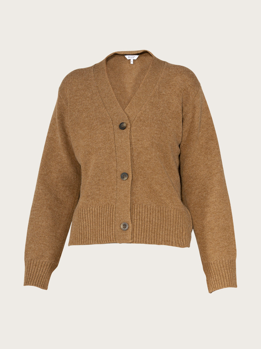 Margit Cardigan - Walnut Melange
