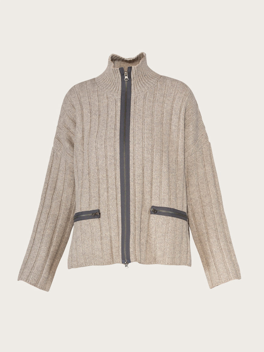Melodi Cardigan - Grey Melange