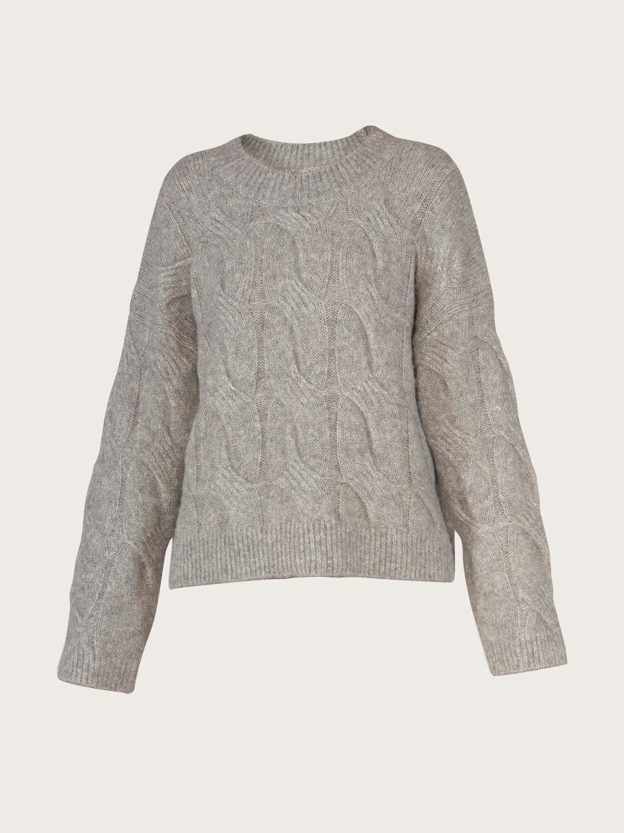 Michaela Knit - Grey Melange