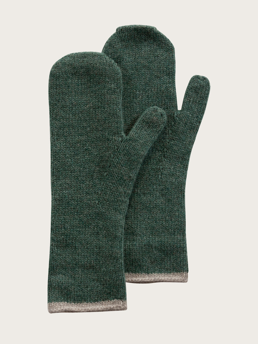 Miranda Mittens - Evergreen Melange