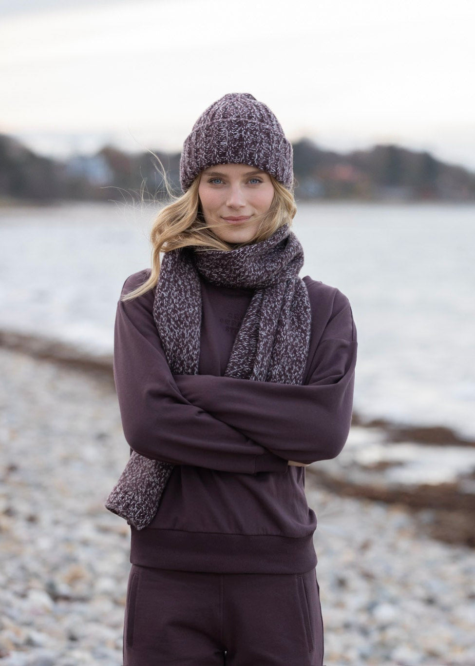 Filur Scarf - Aubergine