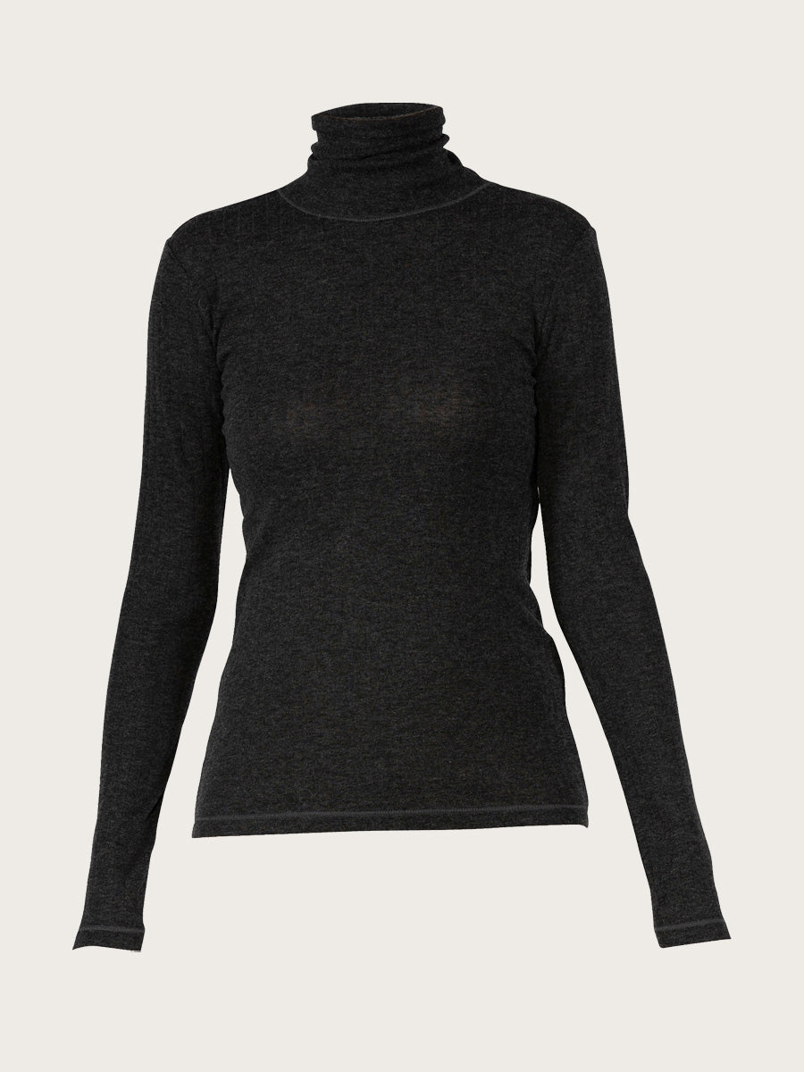 Margo Wool Blouse - Black