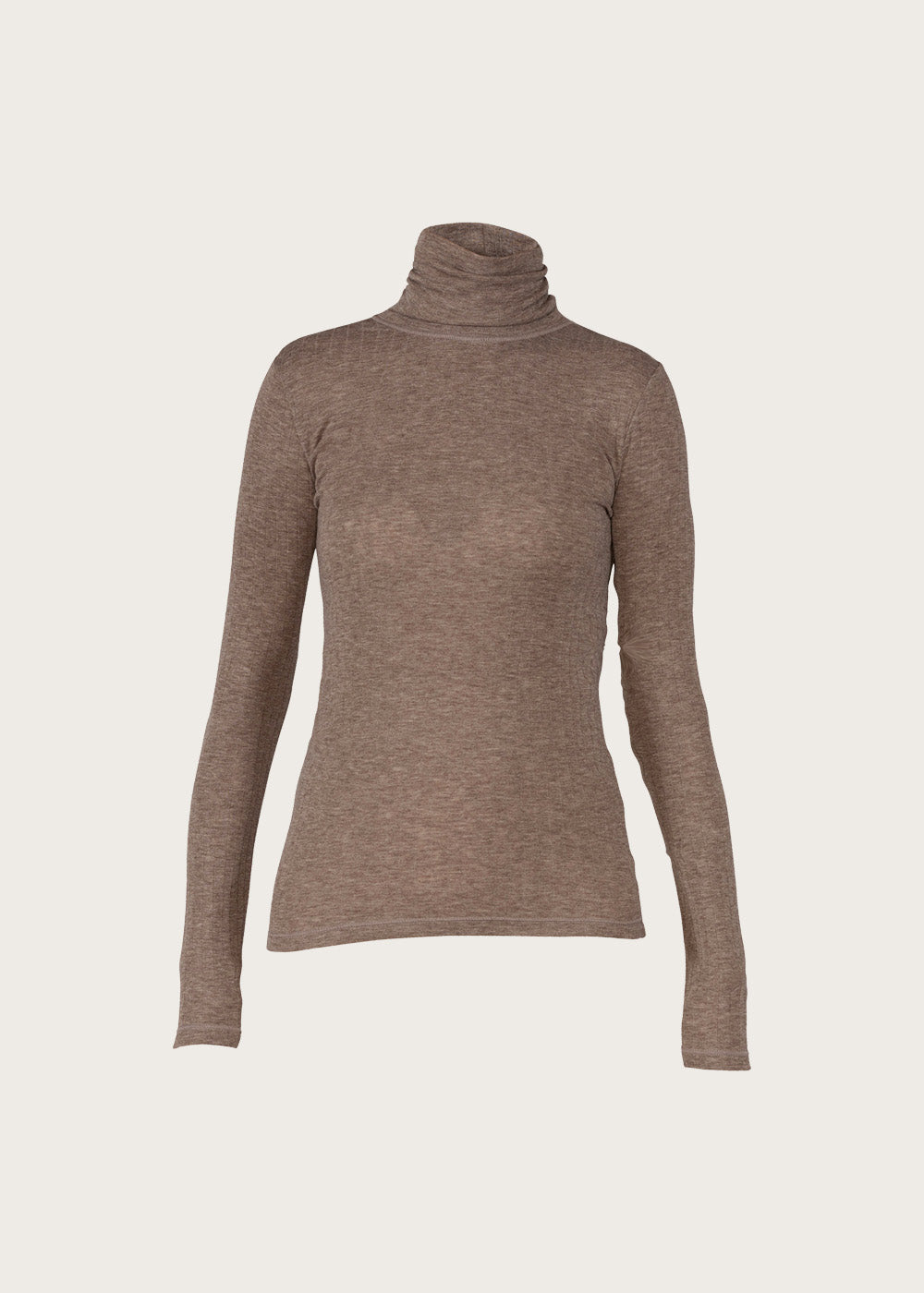 Margo Wool Blouse - Coffee Melange