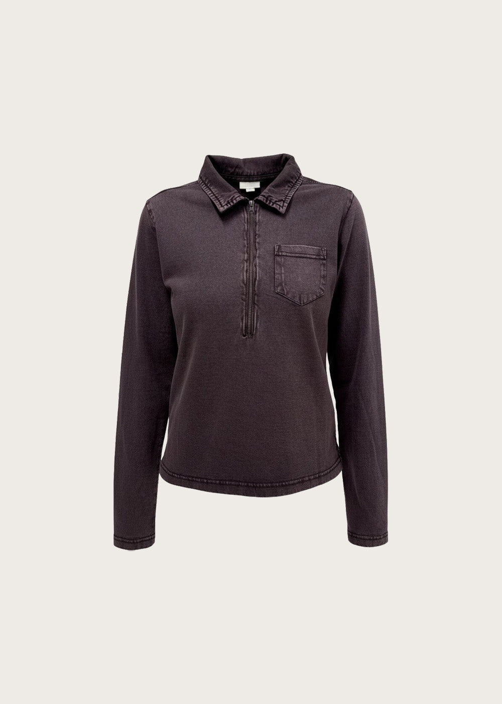 Malone Blouse - Aubergine