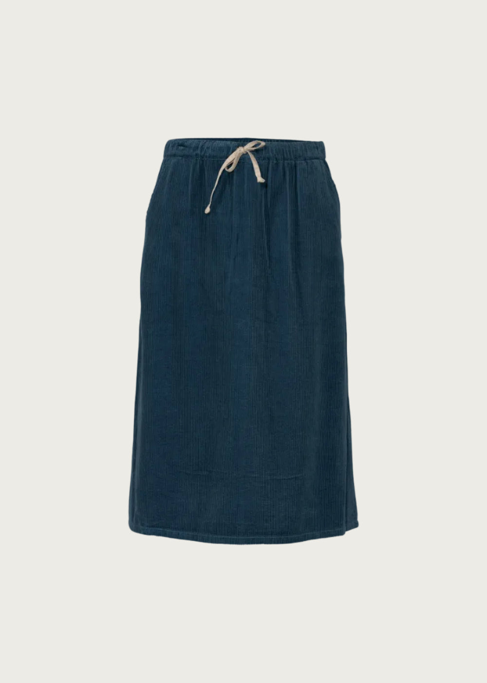 Maui Corduroy Skirt - Seaport Navy