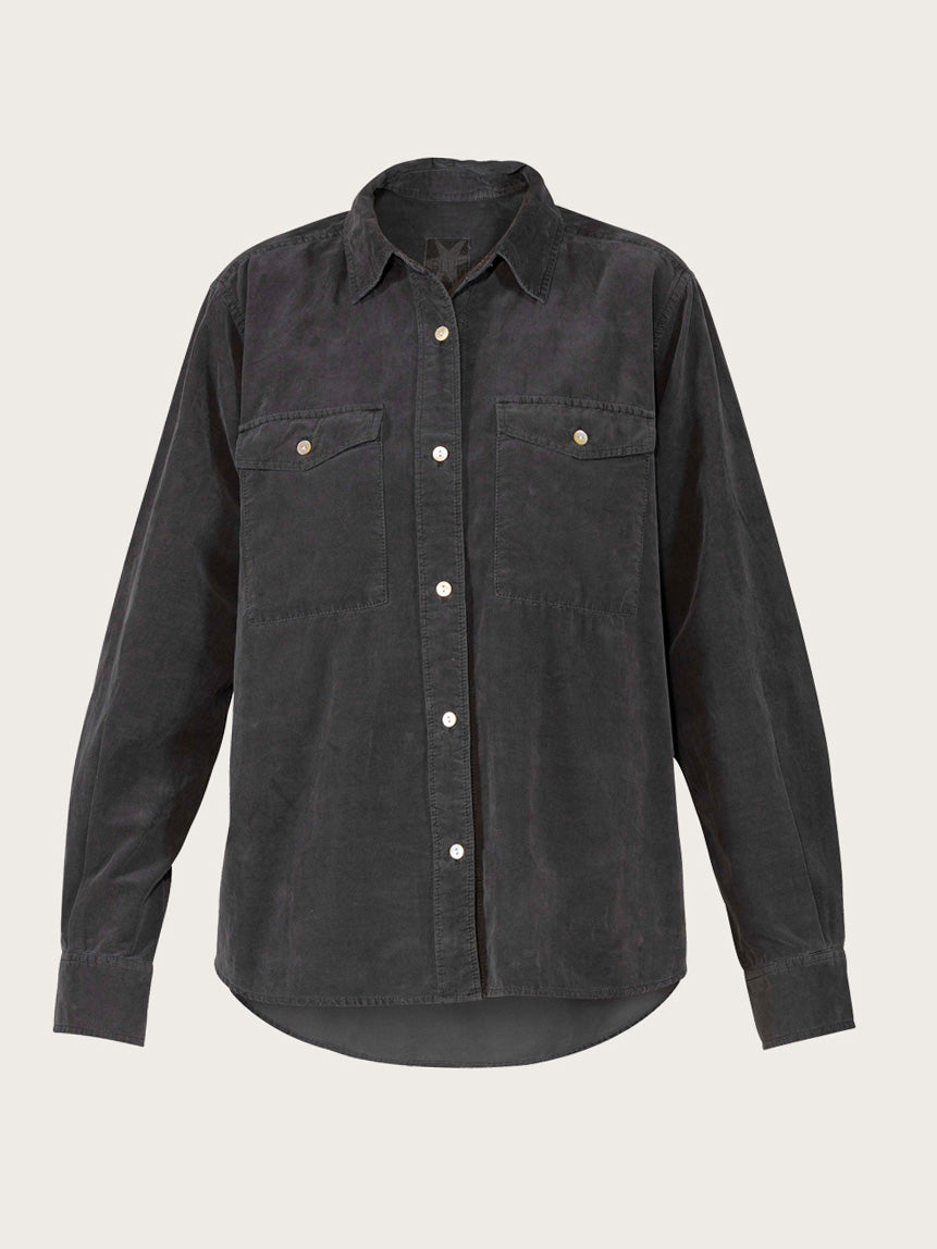 Minnie Corduroy Shirt - Iron Grey