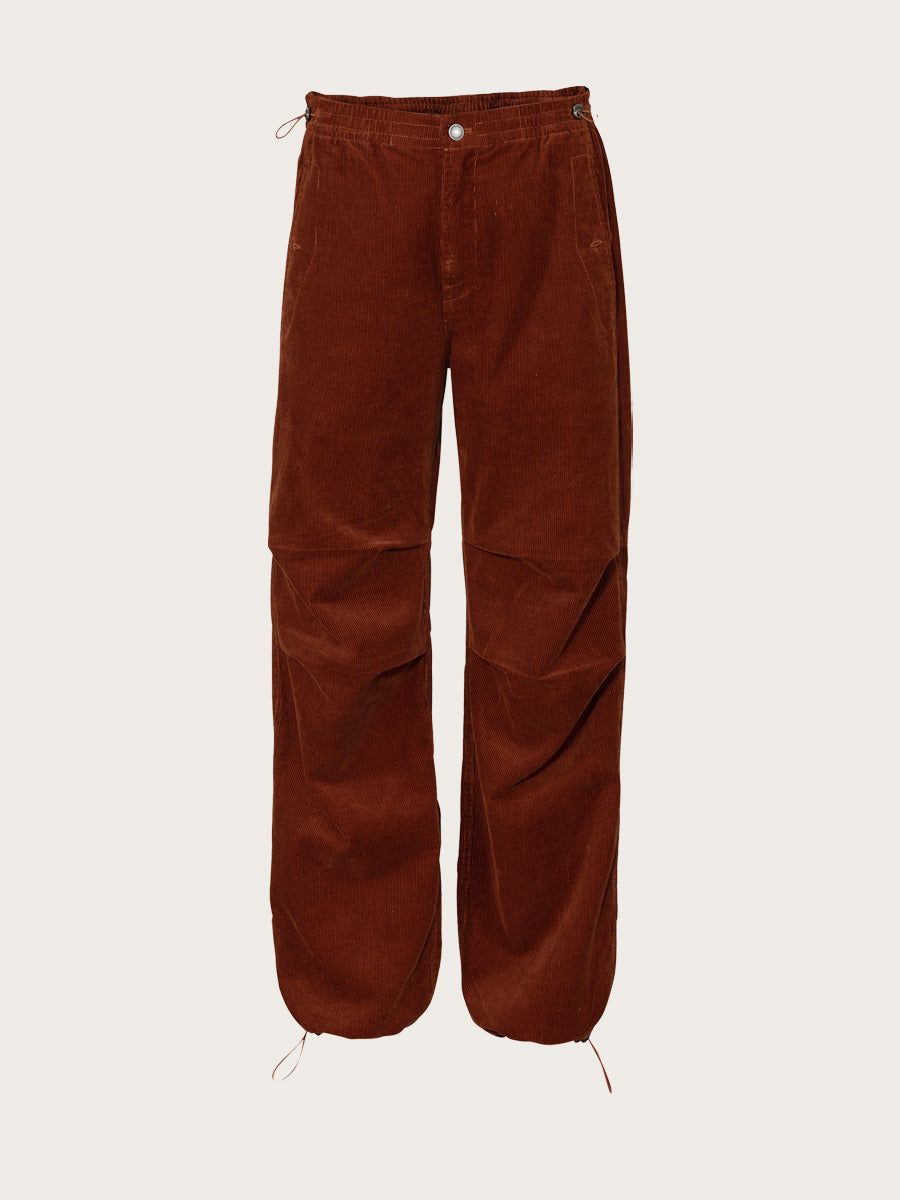 Milo Corduroy Trousers - Dark Teak