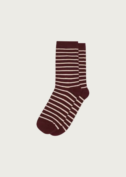 Lydia Socks (12-77715-01451) - Wine Red