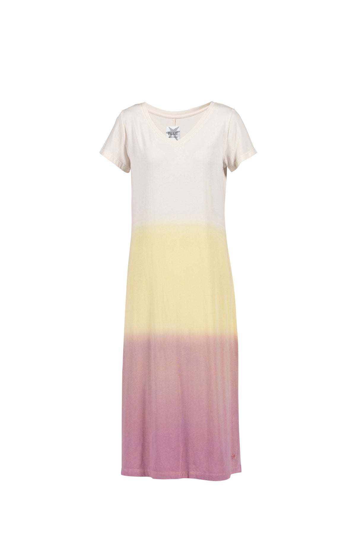Amanda dipdyed Long Dress - Dusty Rose