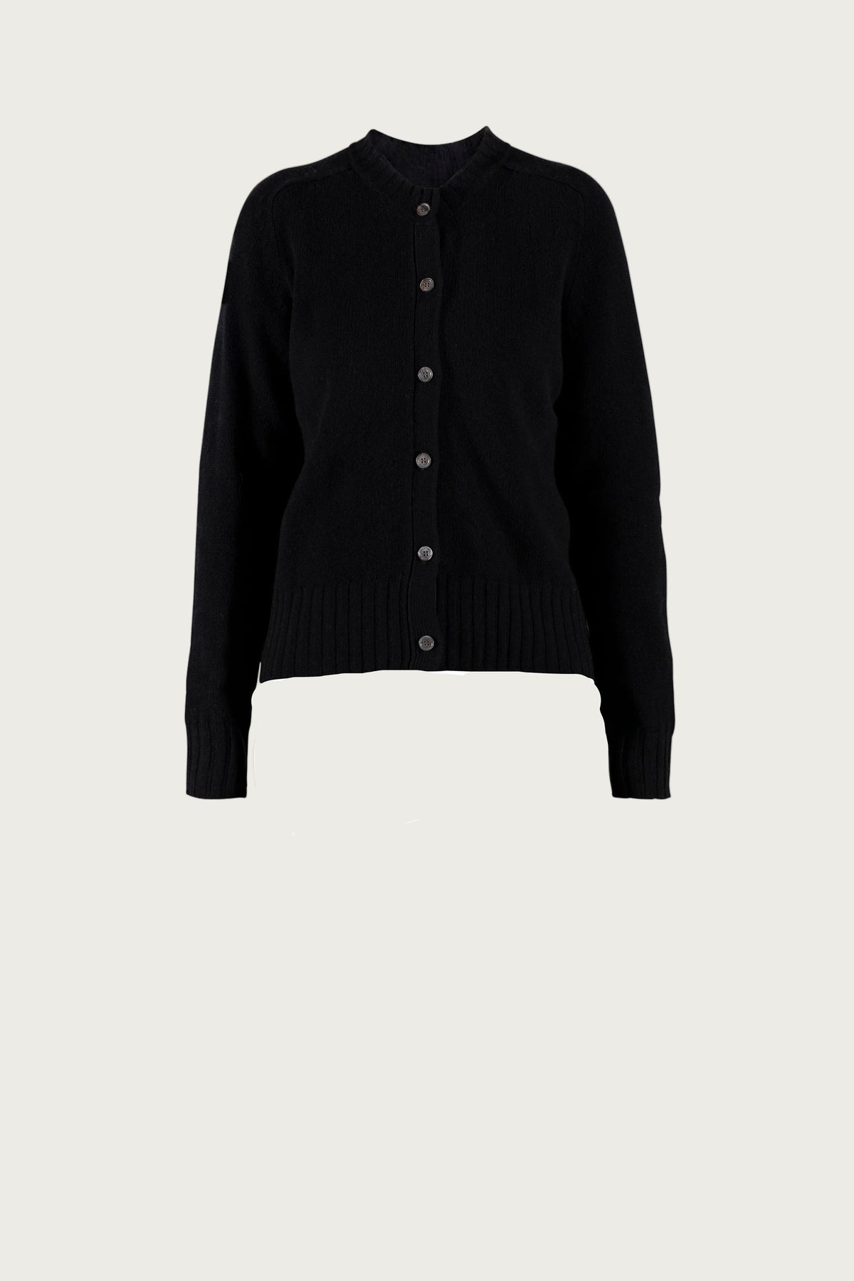 Cara wool Cardigan - black