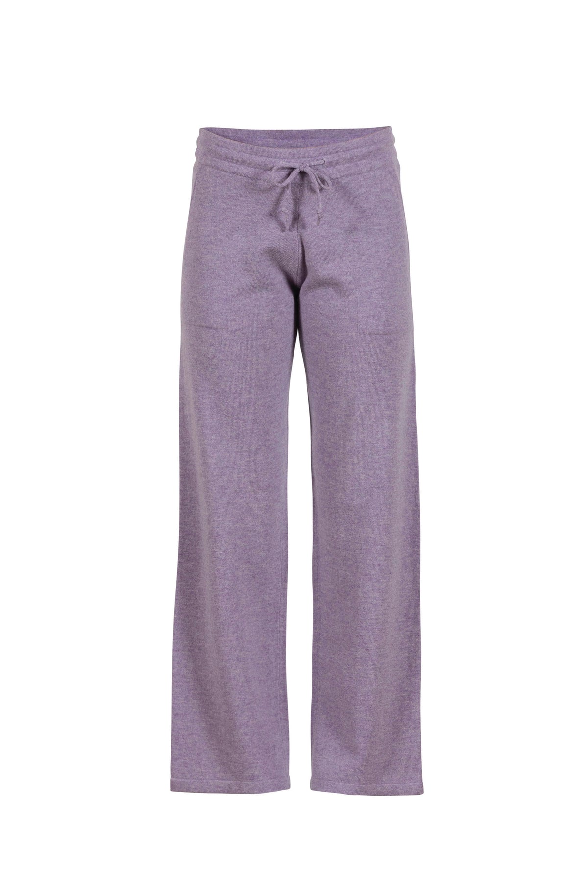Carina Wool Trousers - Thistle Melange