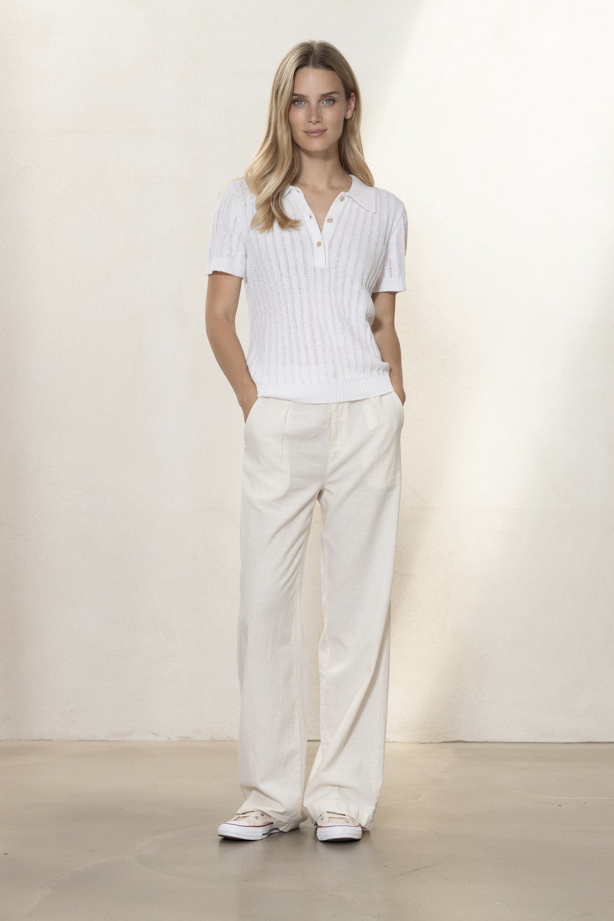 Deleste Trousers - Cream