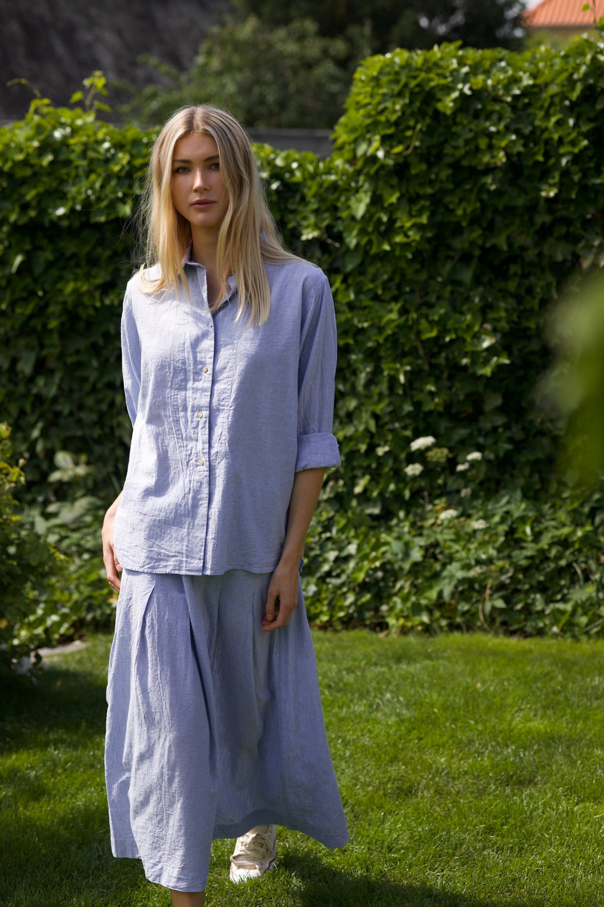 Dagfrid Shirt - Heaven Melange