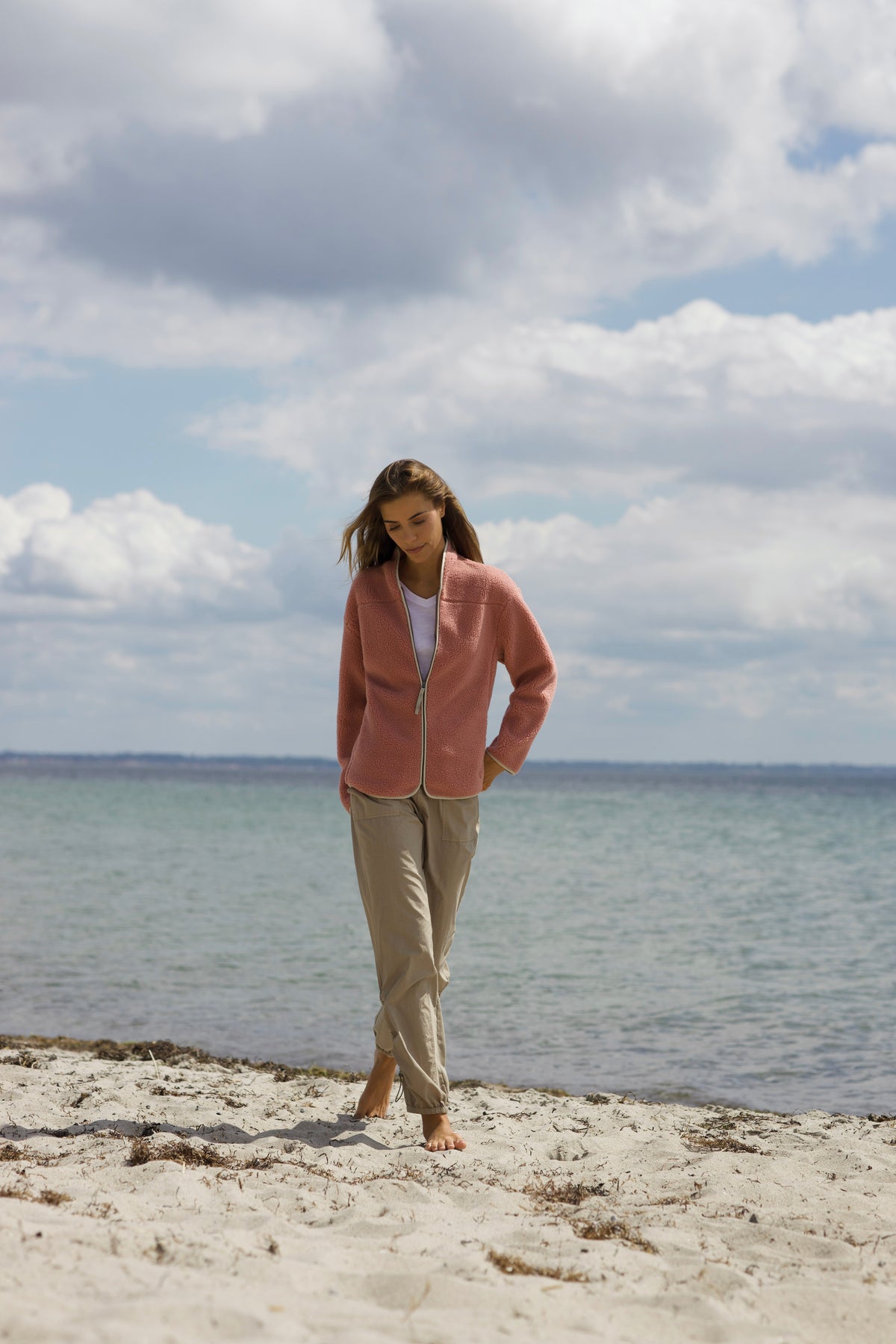 Delta Teddyfleece Jacket - Deep Rose