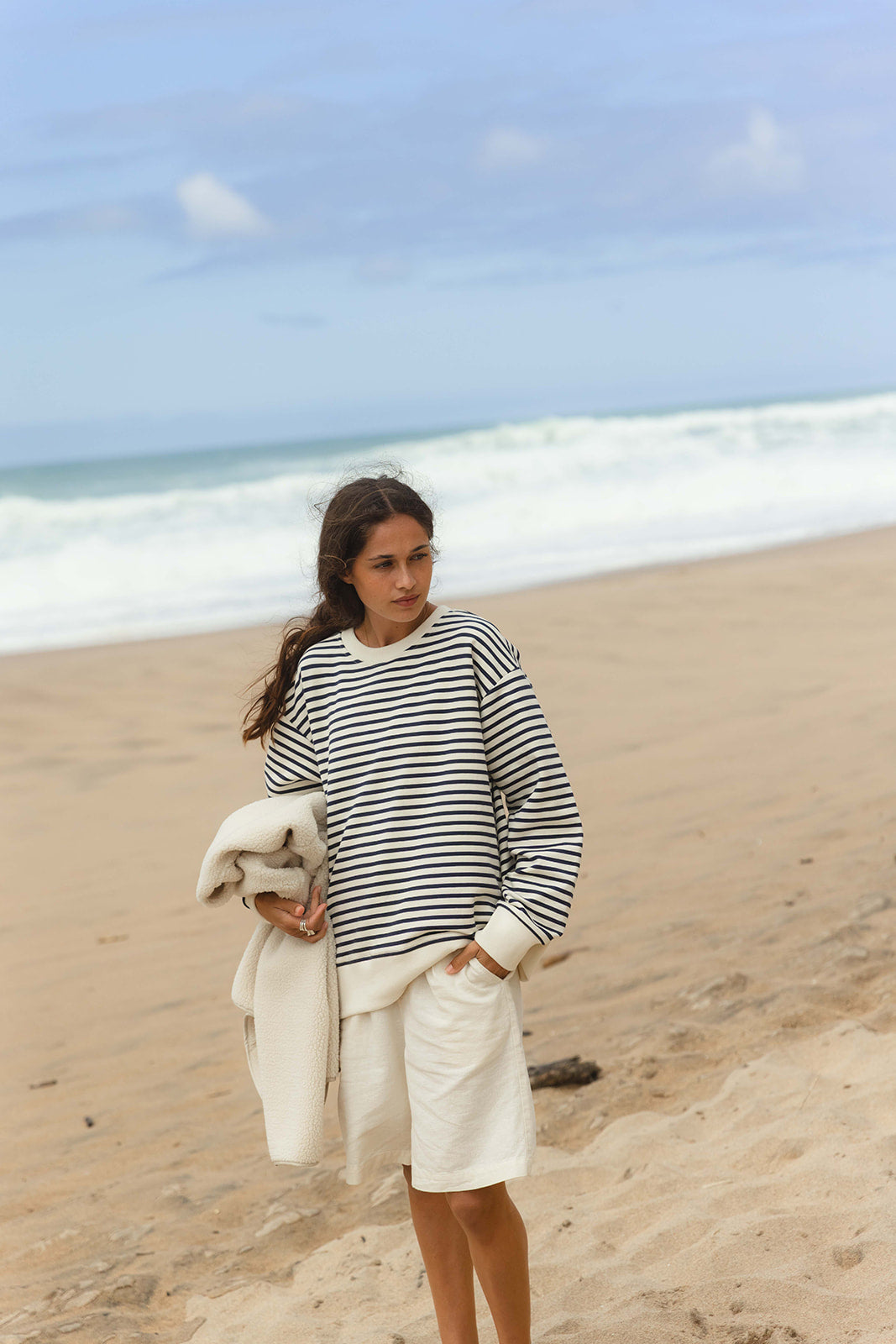 Davida Bermudas - Cream