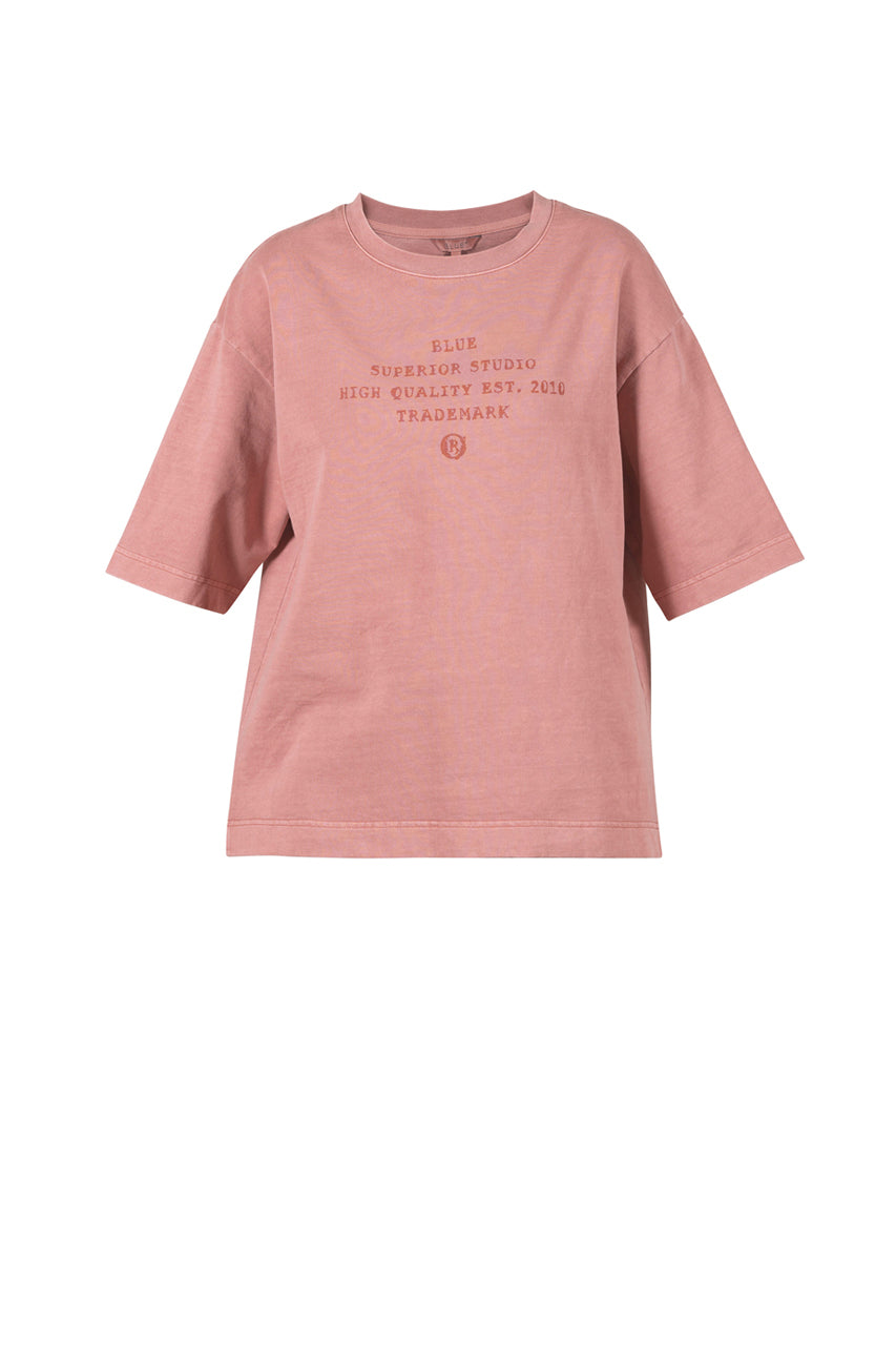 Diddi Oversized Tee - Deep Rose