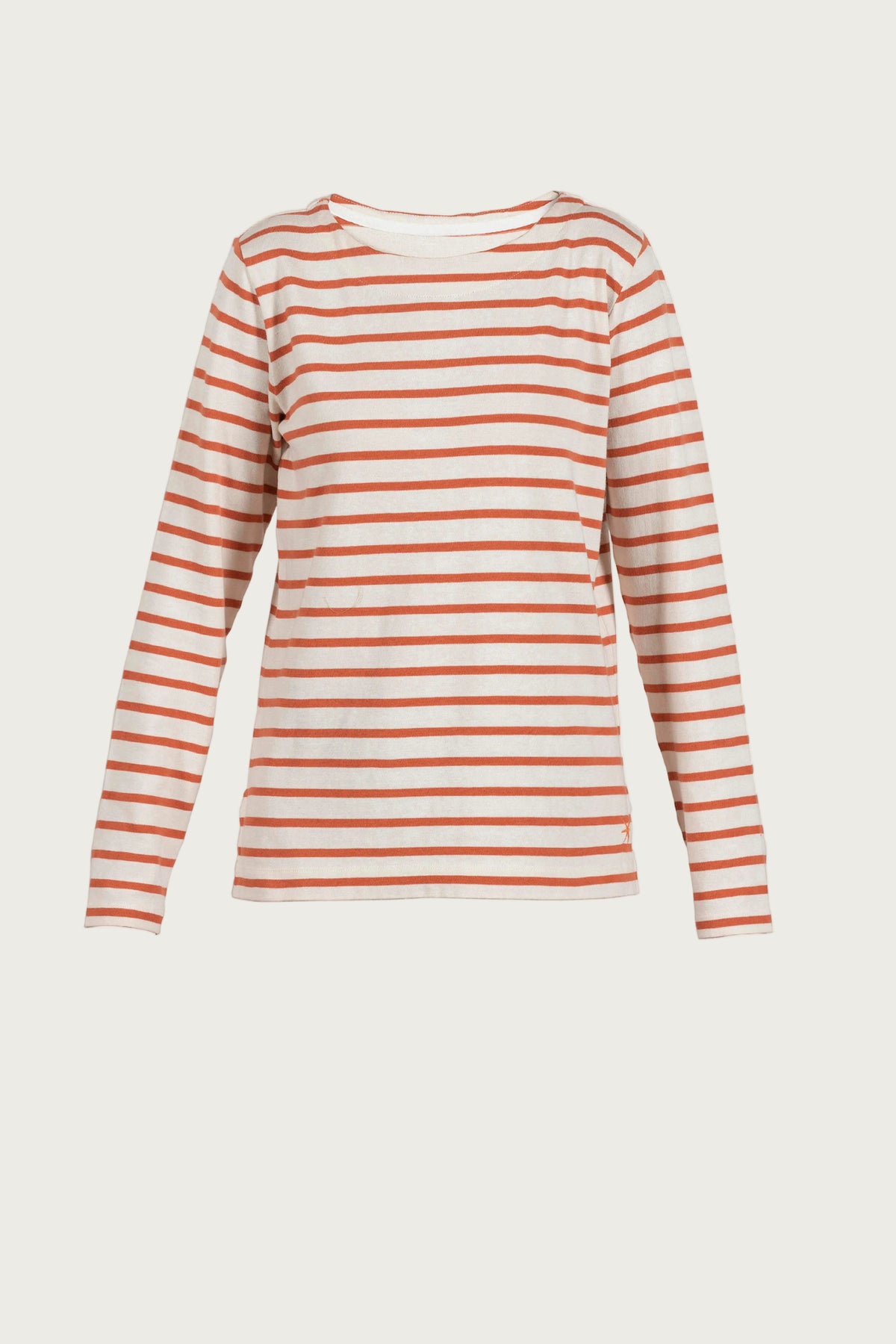 Donna Blouse - Red Earth/Ecru