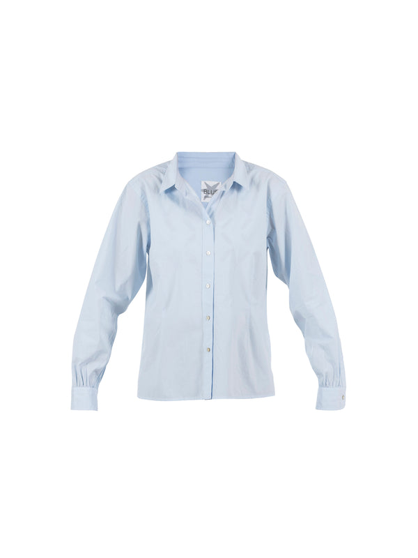 Dunham Embrodery Shirt - Baby Blue