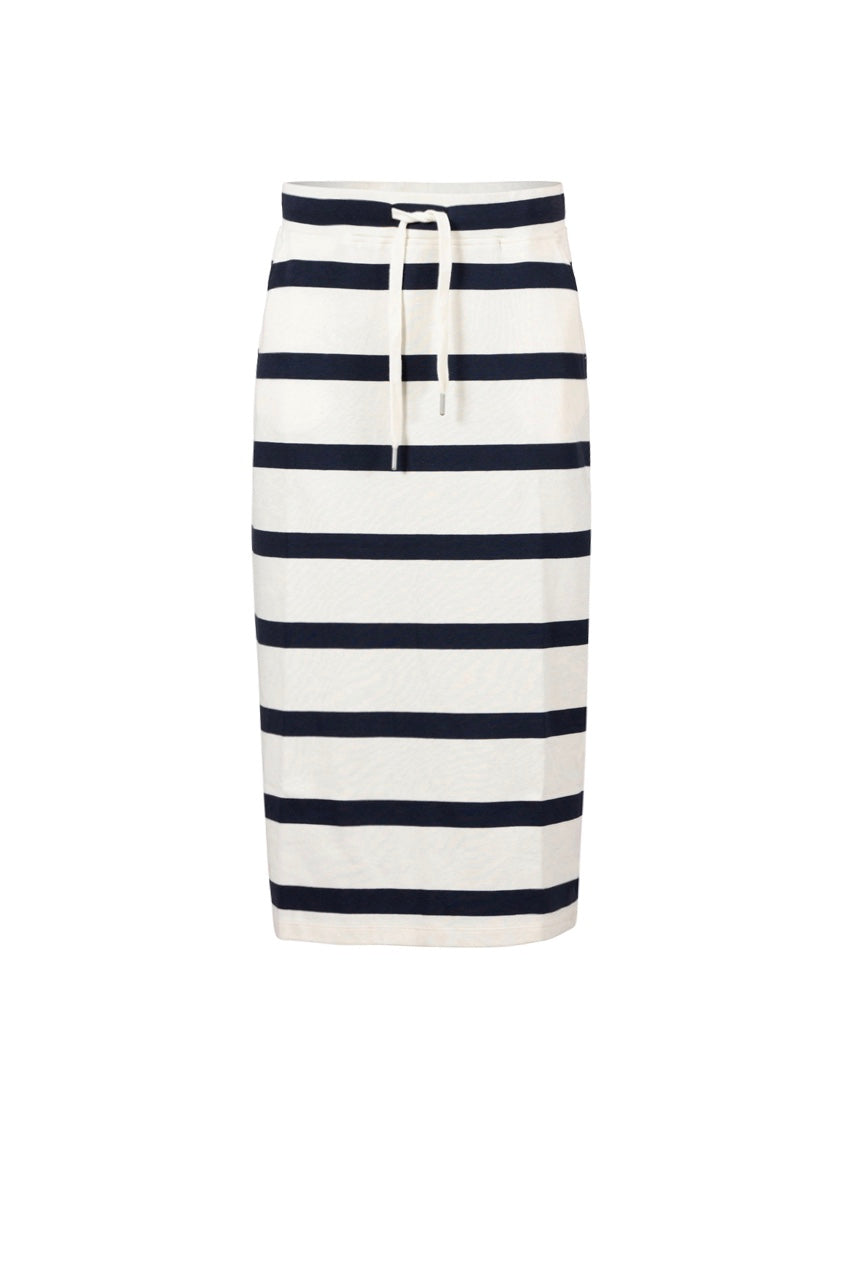 Dusina Striped Skirt - Ecru/New Navy