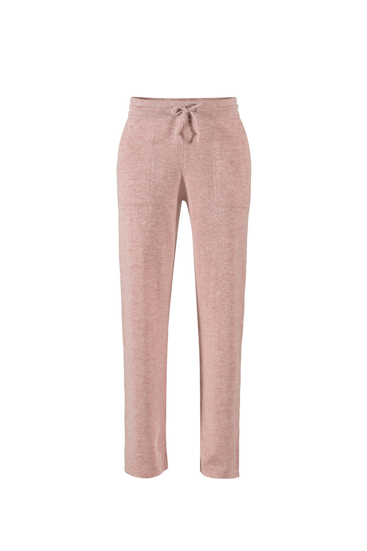 Carina wool Trousers - Old Rose Melange