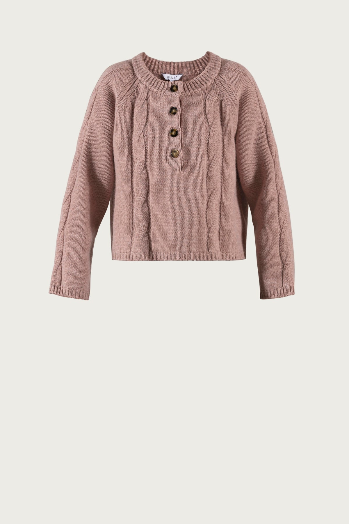 Fnug Lambswool Knit - Old Rose Melange