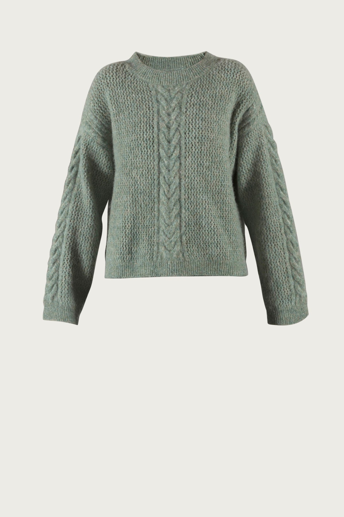 Frigga Cable Knit - Dusty Green