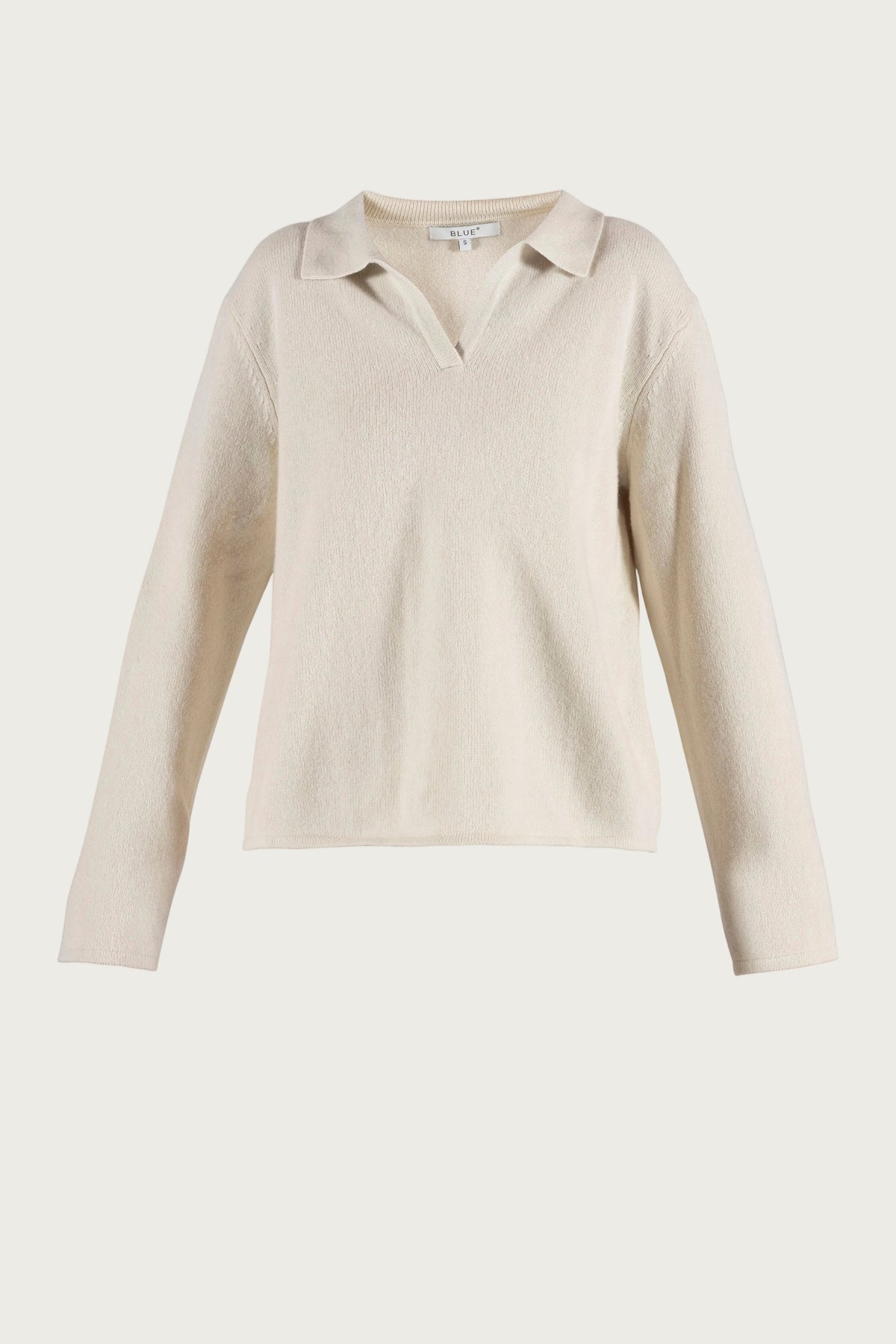 Lara LS Polo Knit - Ecru