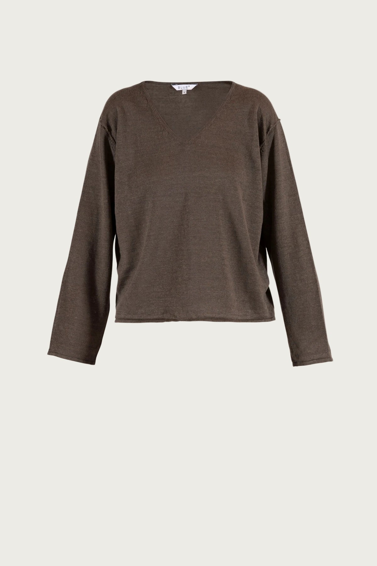 Lea Linen Knit - Coffee