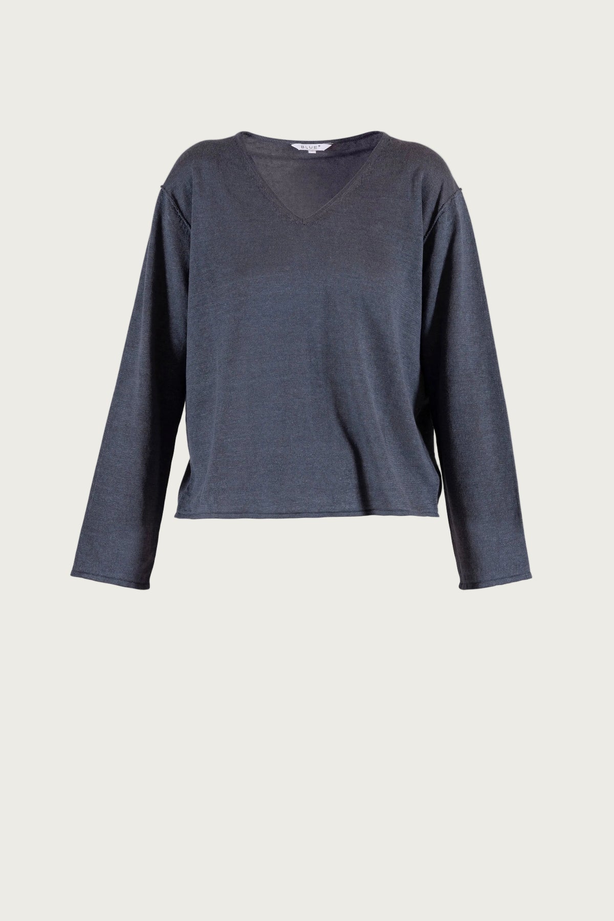 Lea Linen Knit - Dusty Navy