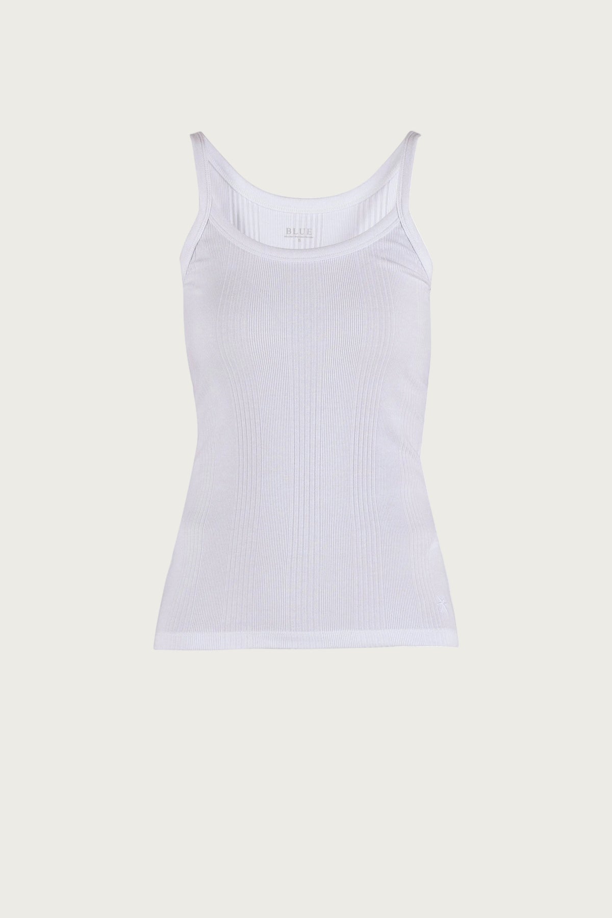 Leslie Rib Top - White