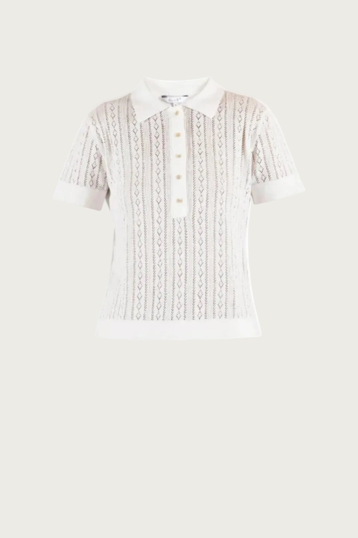 Lina Polo Tee - White