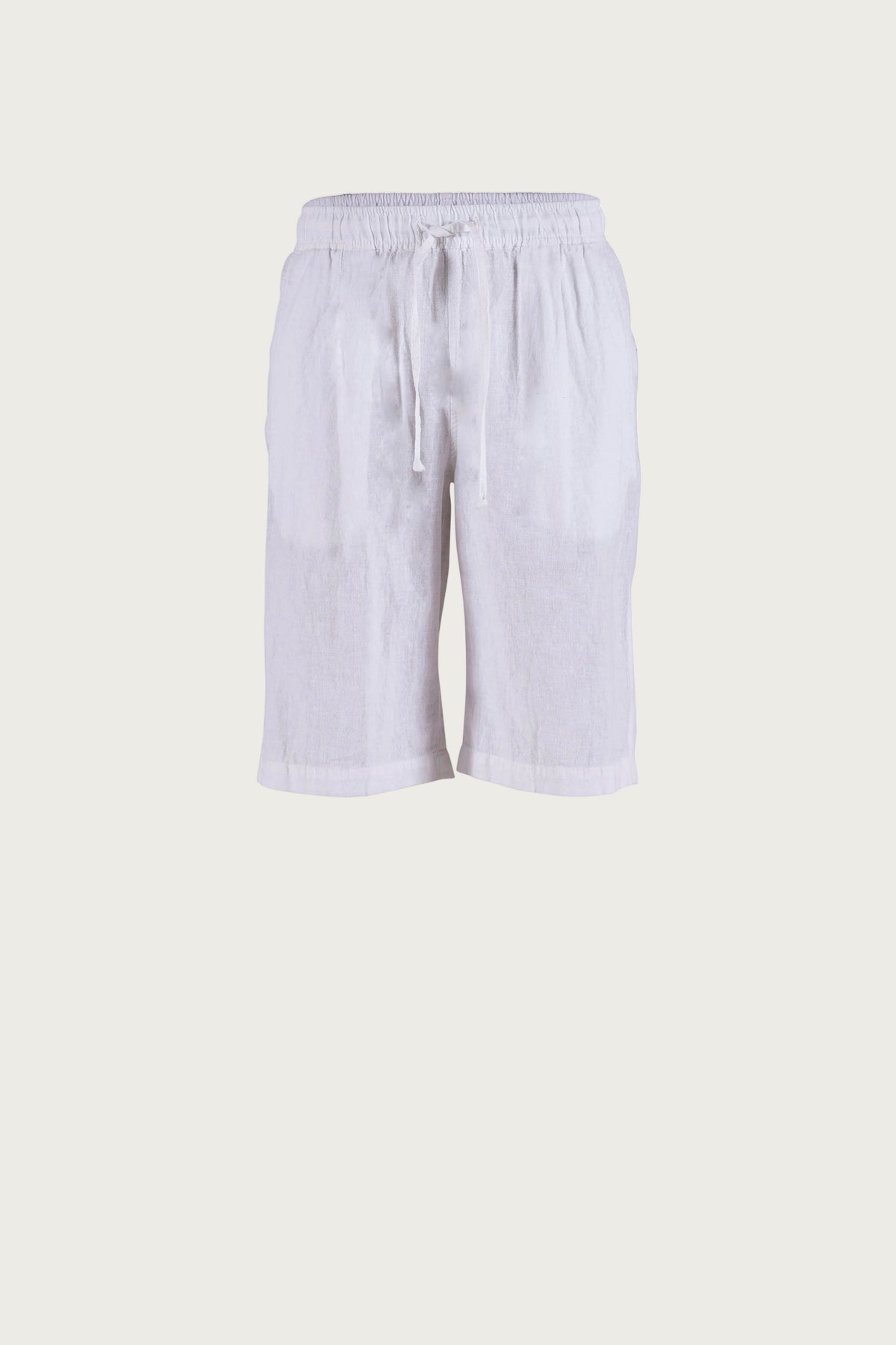 Lisamarie linen Bermudas - White