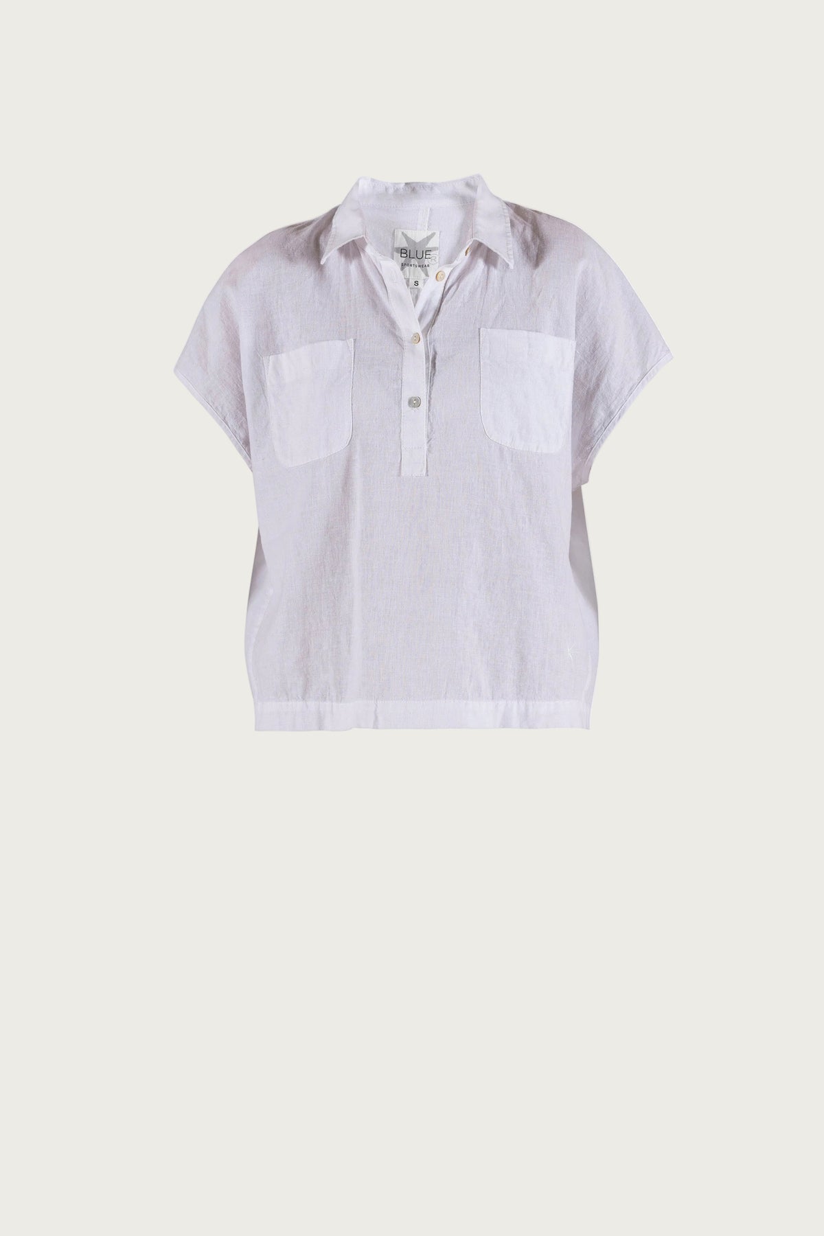 Lisbeth short linen Shirt - White