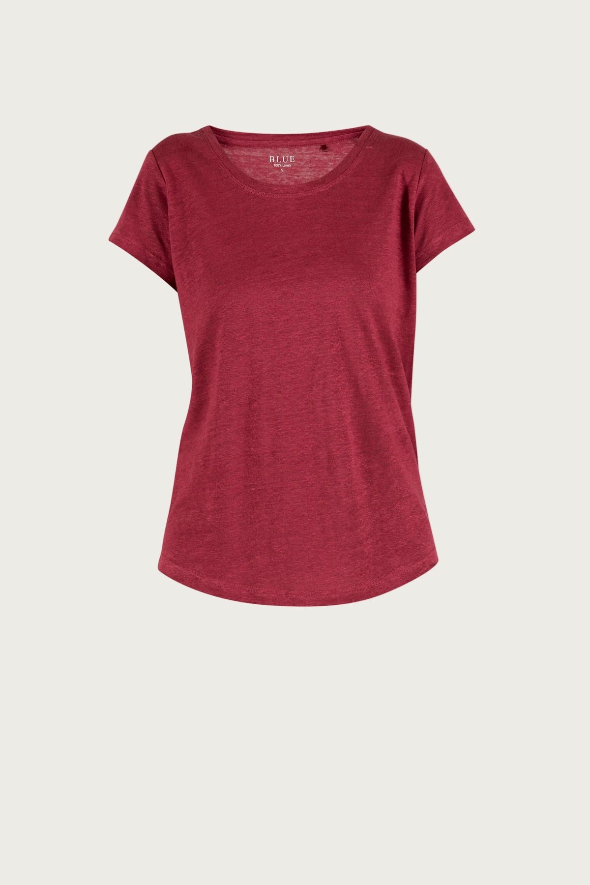 Lotta linen Tee - Cranberry