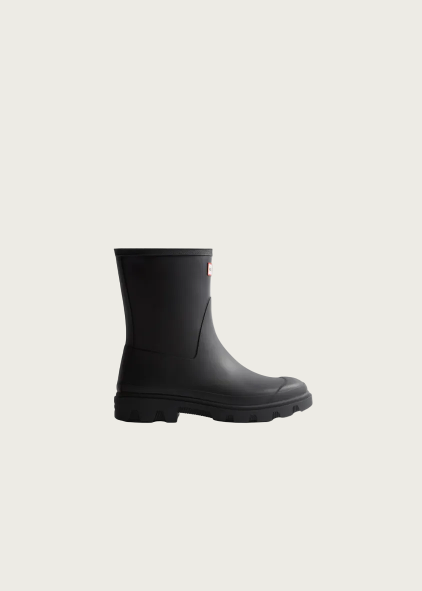 Hunter Unisex Downpour Short Boot - Black
