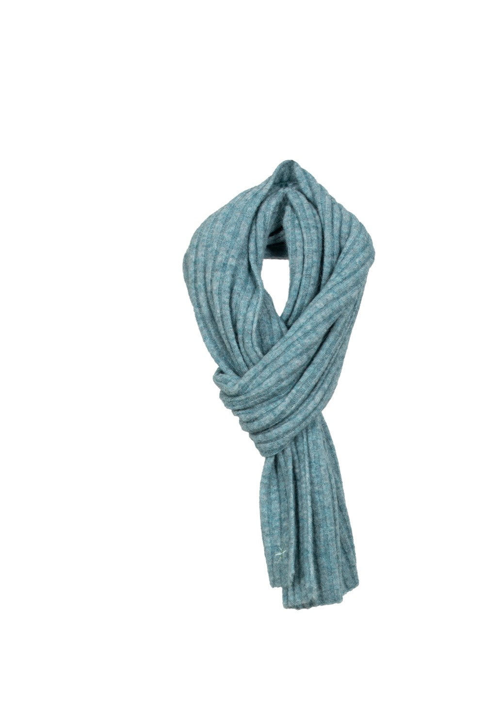 Banff Merino/Alpaca Scarf Ice Blue Melange